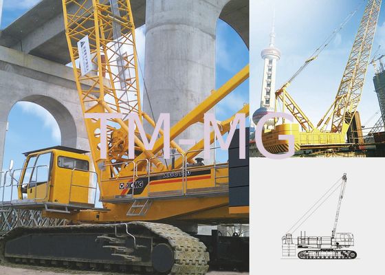 গুণ  Jib Tracked Hydraulic Crawler Crane QUY130, Knuckle Boom Crane for Lifting Heavy Things কারখানা